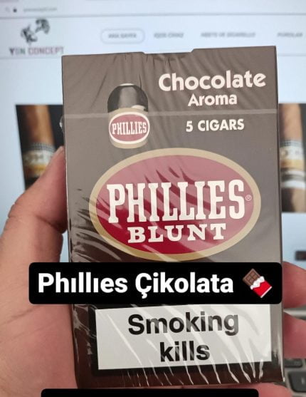 Phillies Blunt Chocolate (çikolata) Aromalı Kalın Puro ( 10 'LU PAKET )