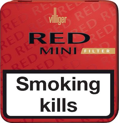 Villiger Red Mini Filter 5'li Paket